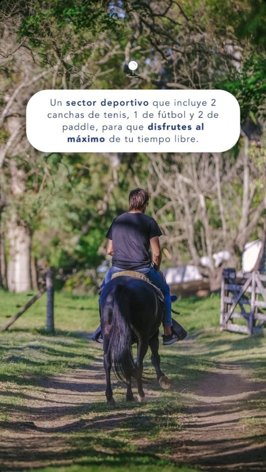 Exclusivo Lote En Pilar Estancia Carabassa 830m2