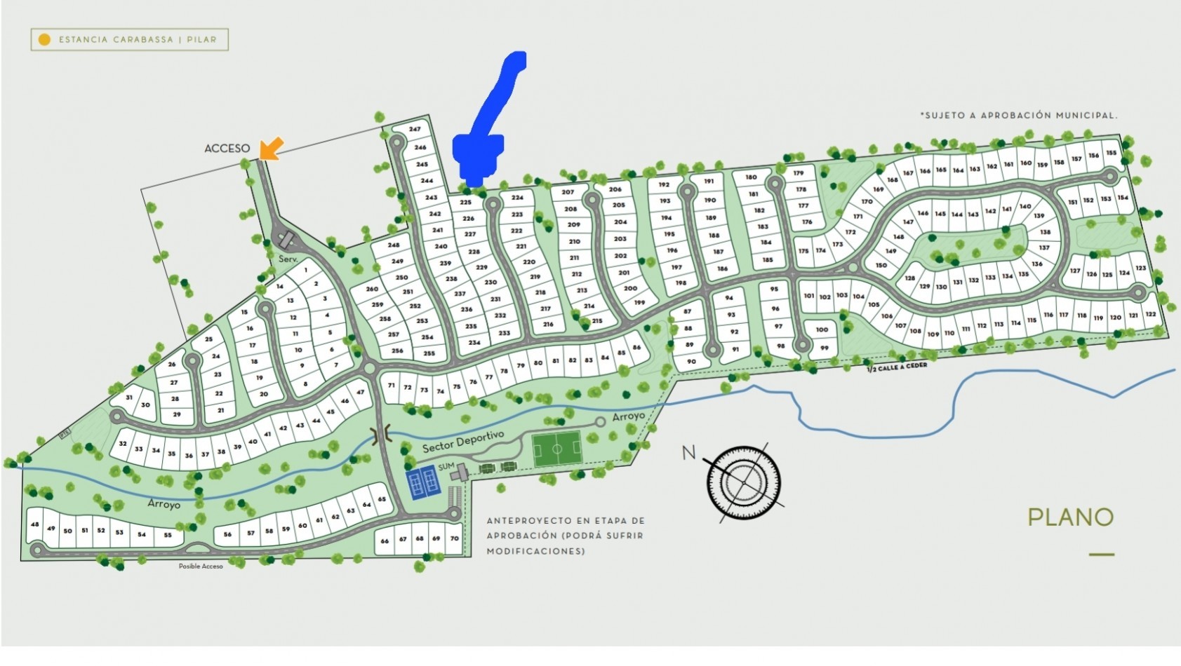 VENTA-LOTE OPORTUNIDAD EN PILAR 830m2